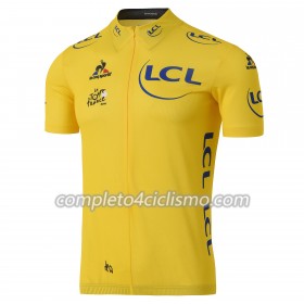 Maglia Gialla 2016 Tour De France Manica Corta